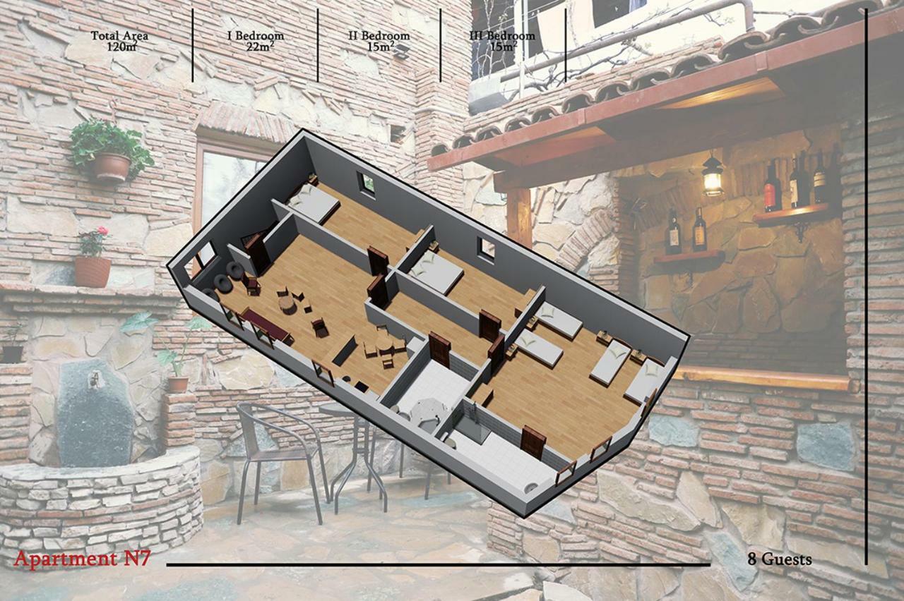 Apart Hotel With Wine Cellar - Old Tbilisi 1897 ภายนอก รูปภาพ